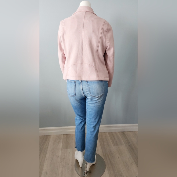 [X & 1X] NWT DEX Plus Moto Jacket - Pink Petal - Picture 9 of 16
